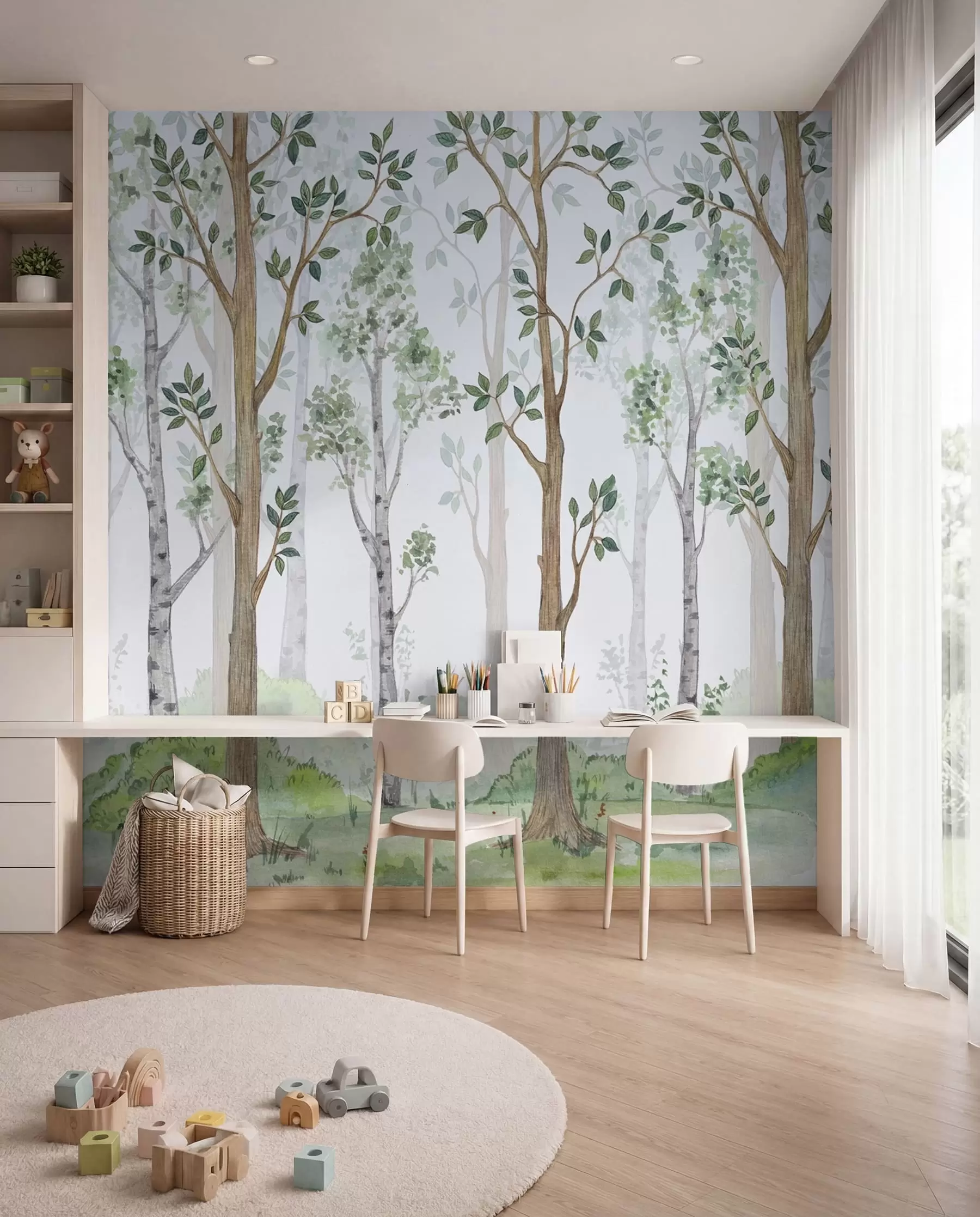 murales de pared Bosque mágico u51424