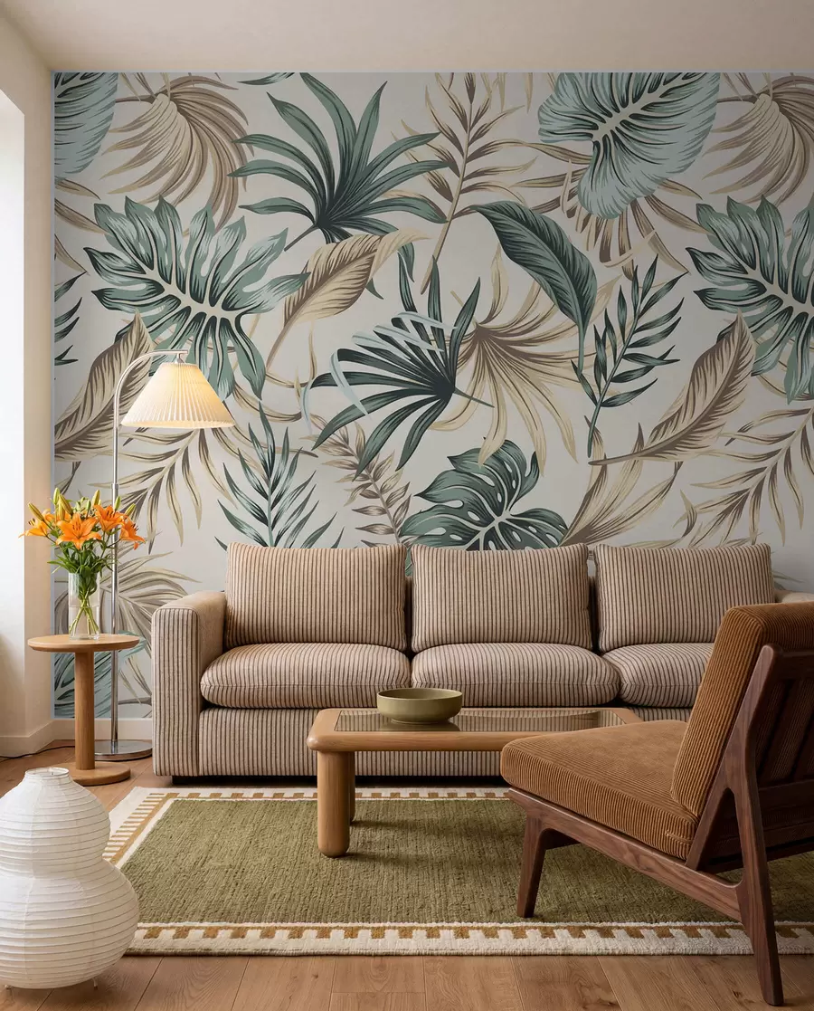 murales de pared Hojas de colores u51888