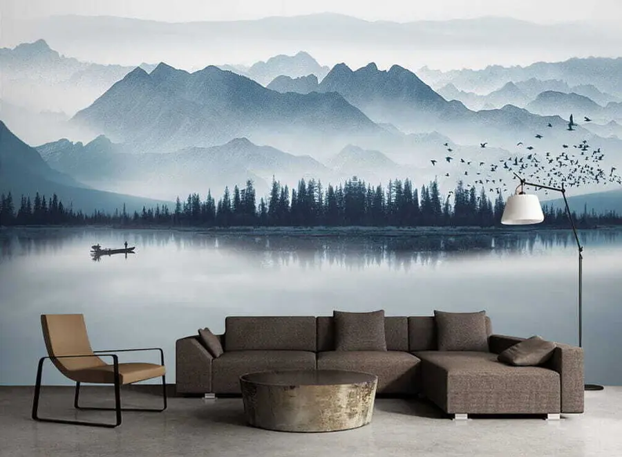 murales de pared Lago de montaña u10030