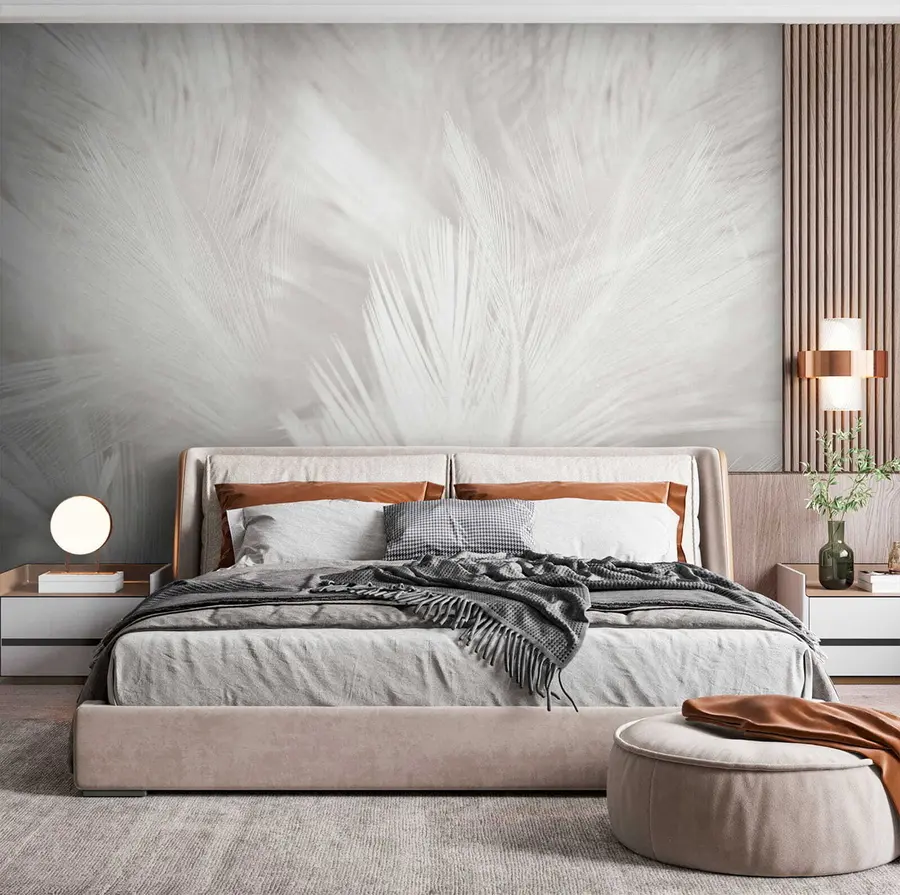 murales de pared Plumas blancas u15622