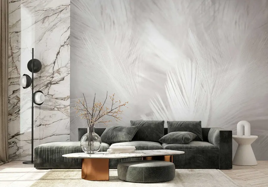 murales de pared Plumas blancas u15622