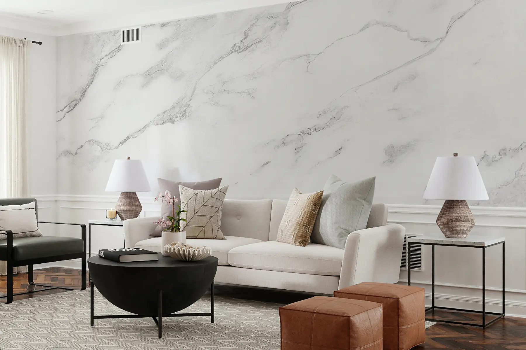 murales de pared Mármol gris u21721