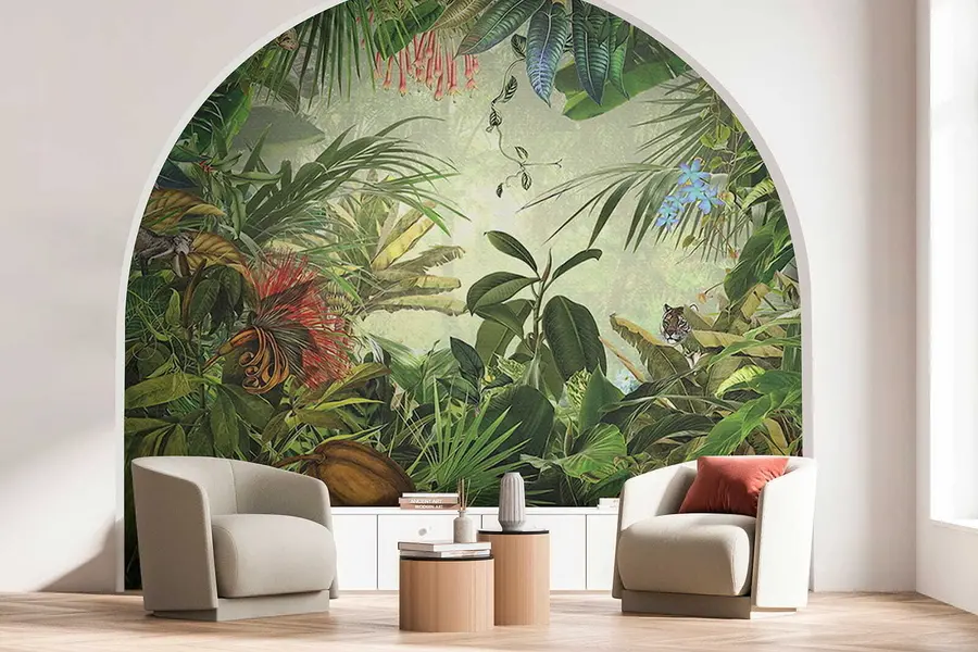murales de pared Hojas tropicales u29981