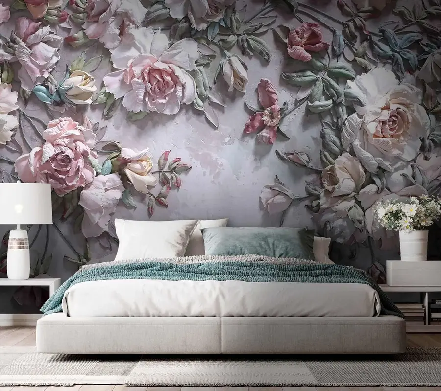 murales de pared Flor, planta y pétalo u31869