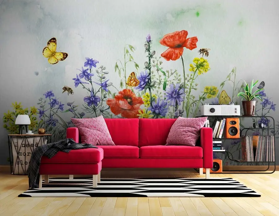 murales de pared Ramo de verano u43104
