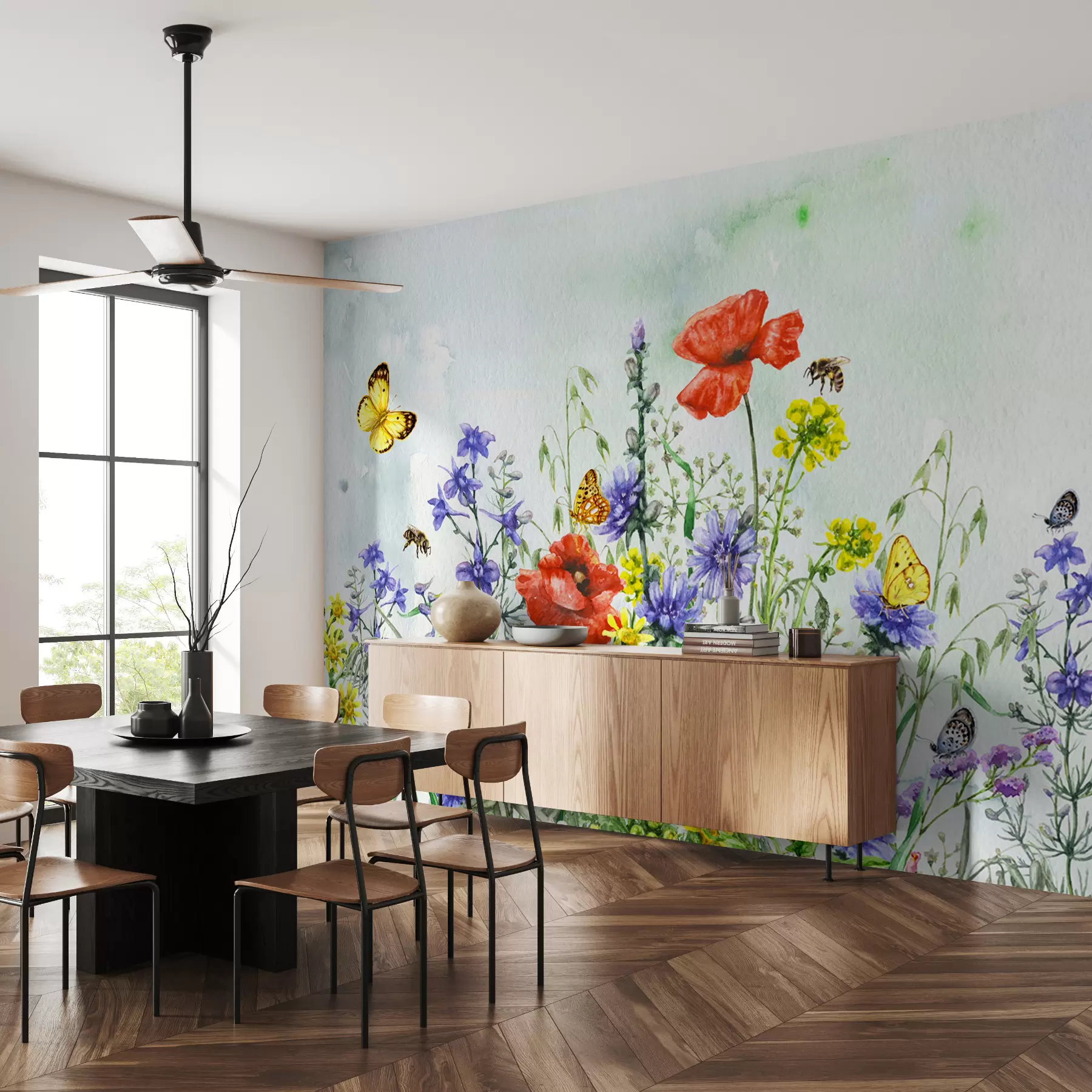 murales de pared Ramo de verano u43104