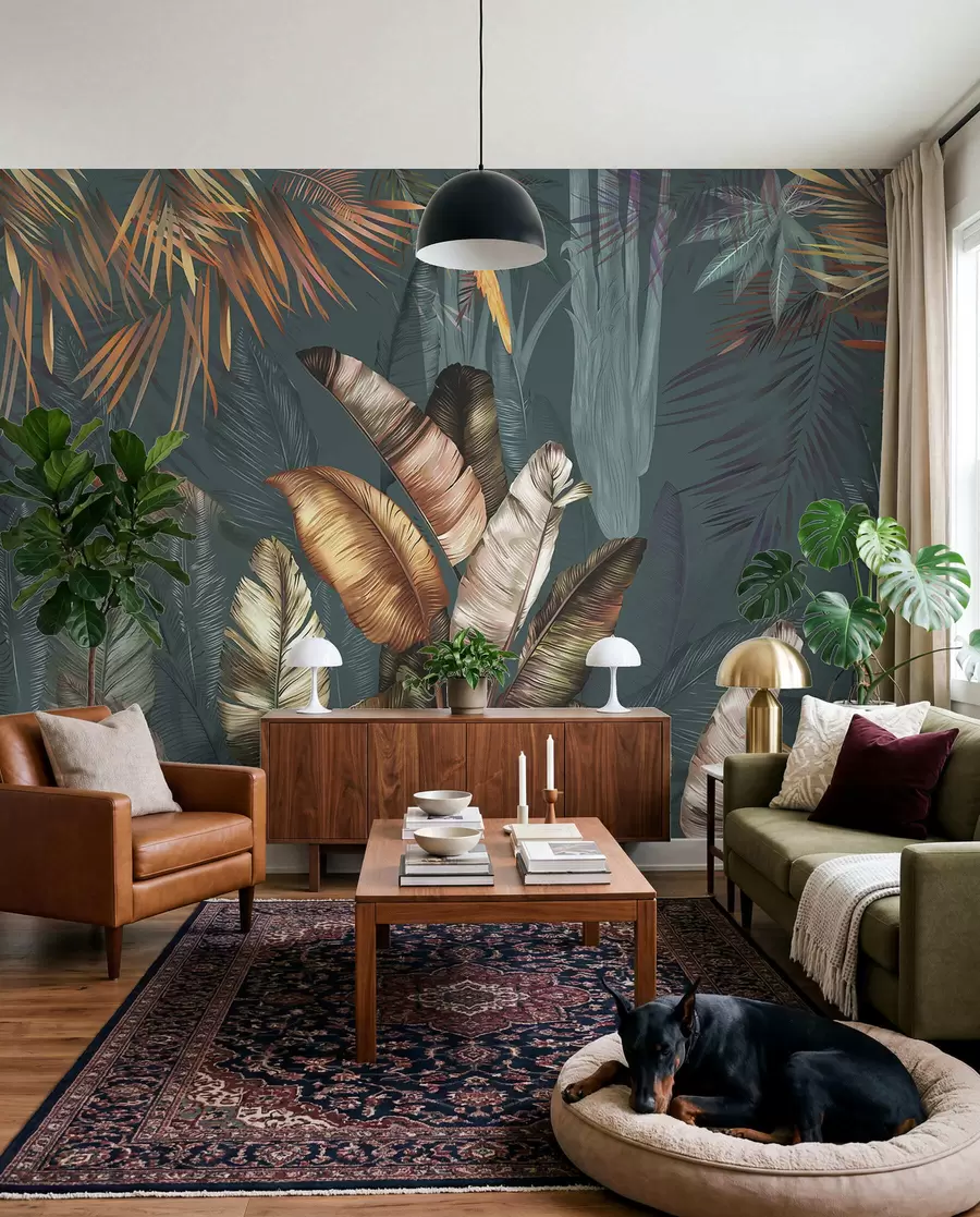 murales de pared Selva tropical brillante u50468