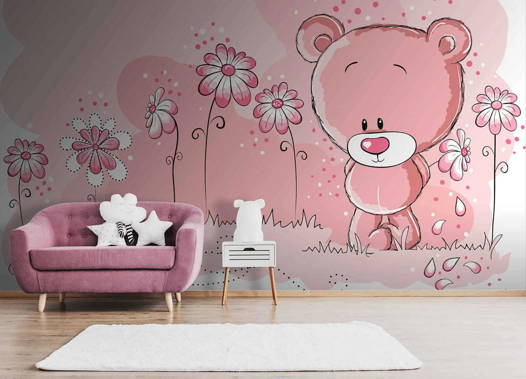 murales de pared Soportar con amor u54869
