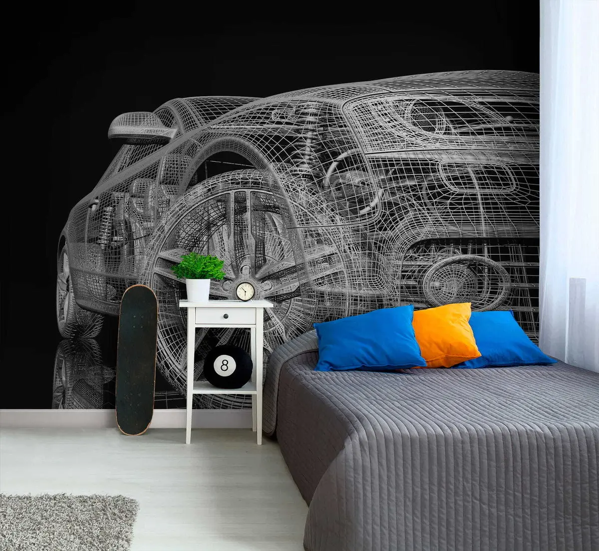 murales de pared El modelo de coche u55785