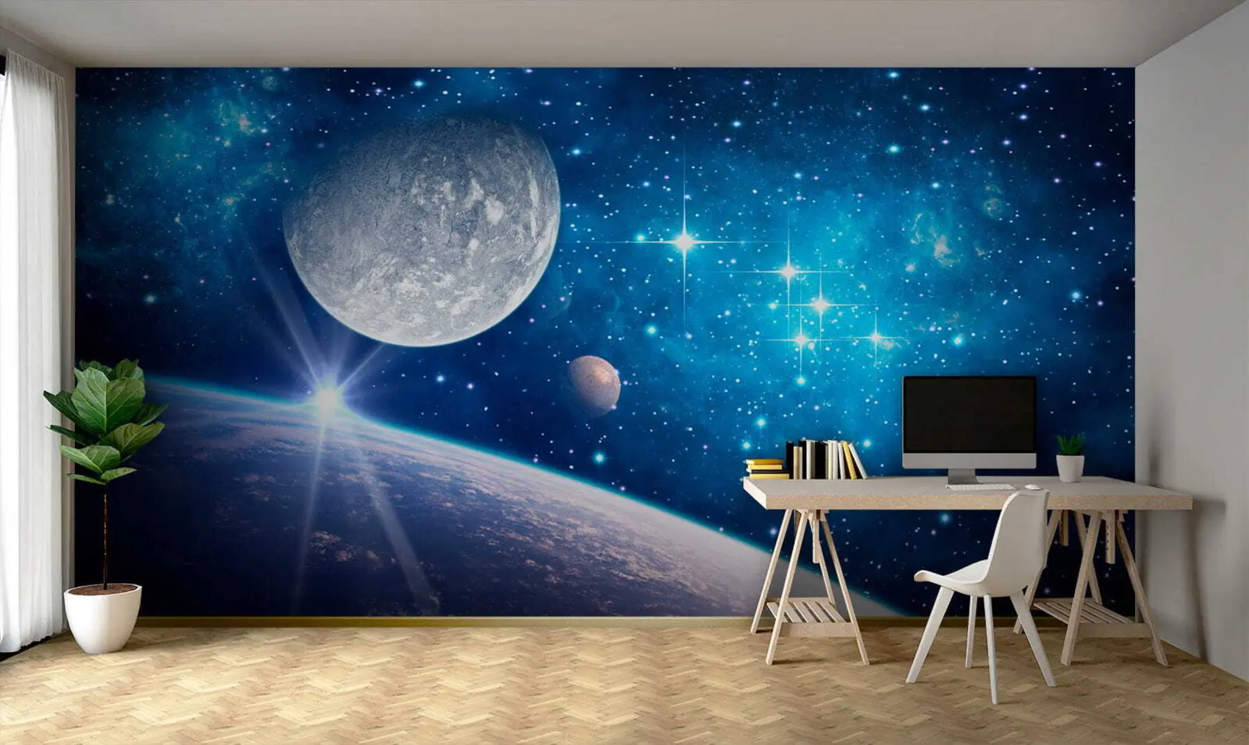 murales de pared Sumérgete en el espacio u57785