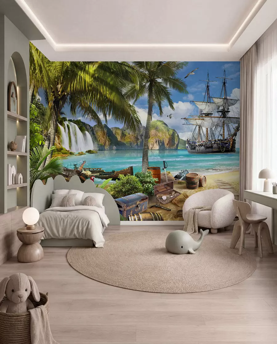 murales de pared Barco pirata u62419