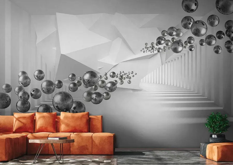 murales de pared en gris u63734