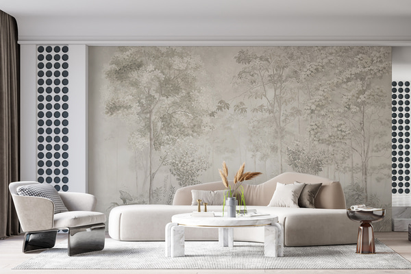 Fotomurale Papel pintado Bosque encantador, Fotomurales estilo Oriental, u78448 : Uwalls.es