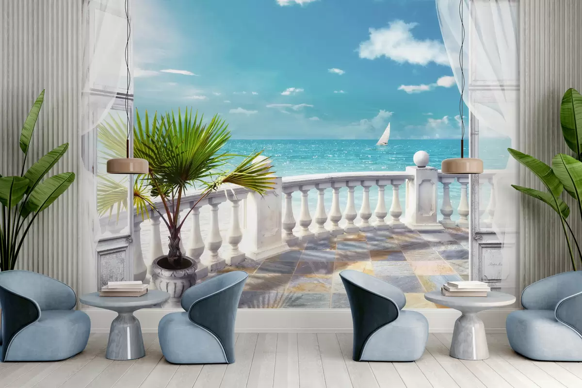 murales de pared Agua, nube y cielo u26132