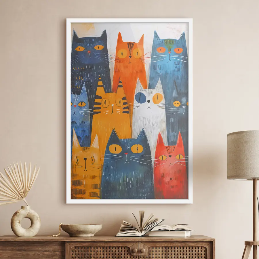 murales de pared Compañía felina f37559