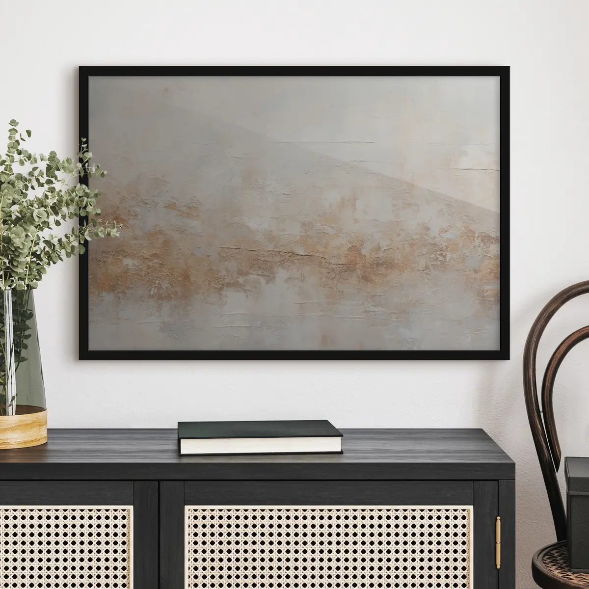 Poster Tonos y texturas abstractos y terrosos f37511