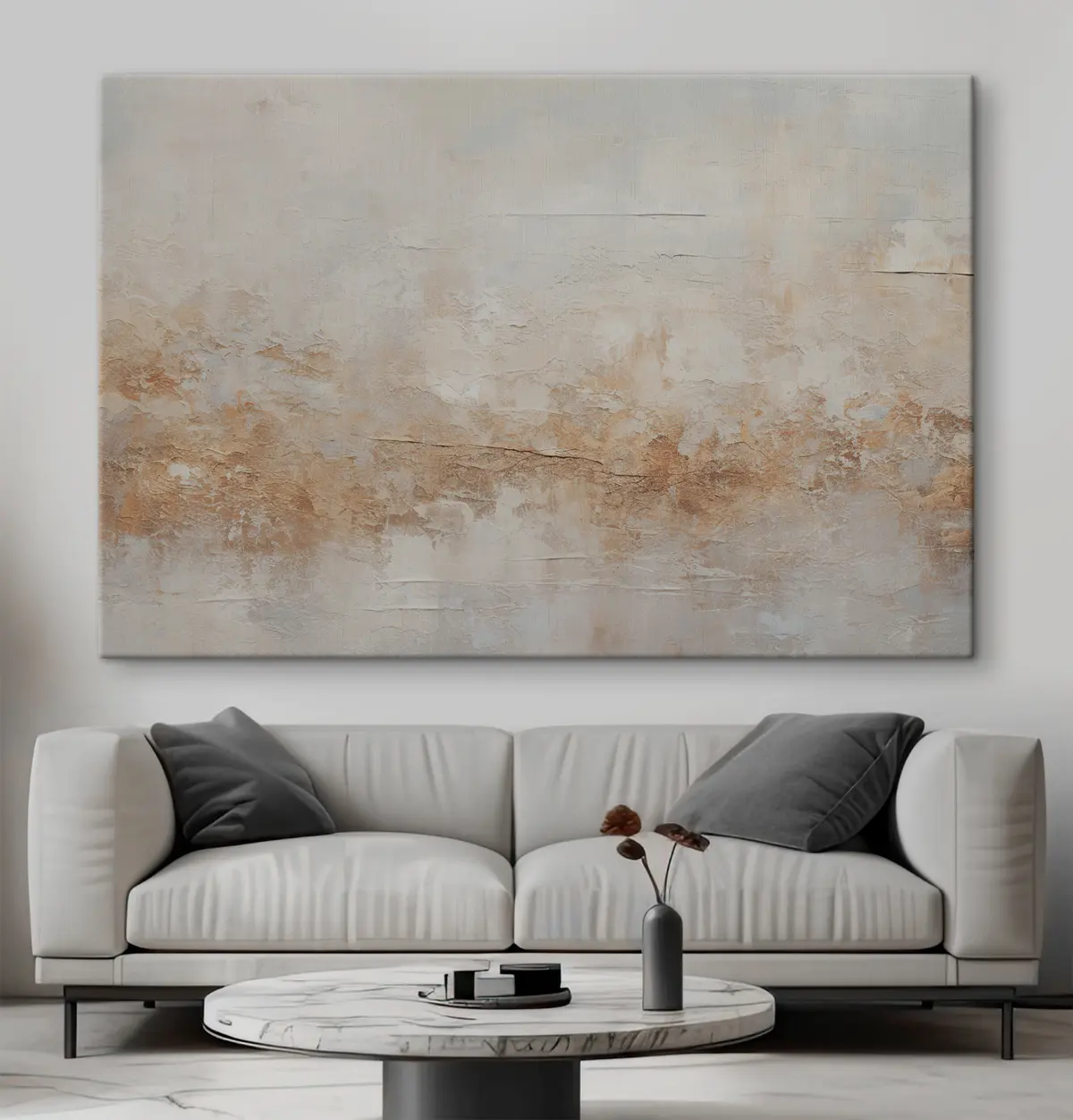 murales de pared Tonos suaves en armonía texturizada s37511