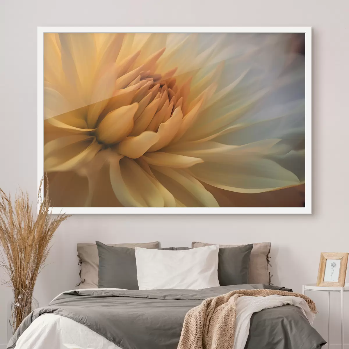 Poster Pétalos suaves en tonos dorados f37388