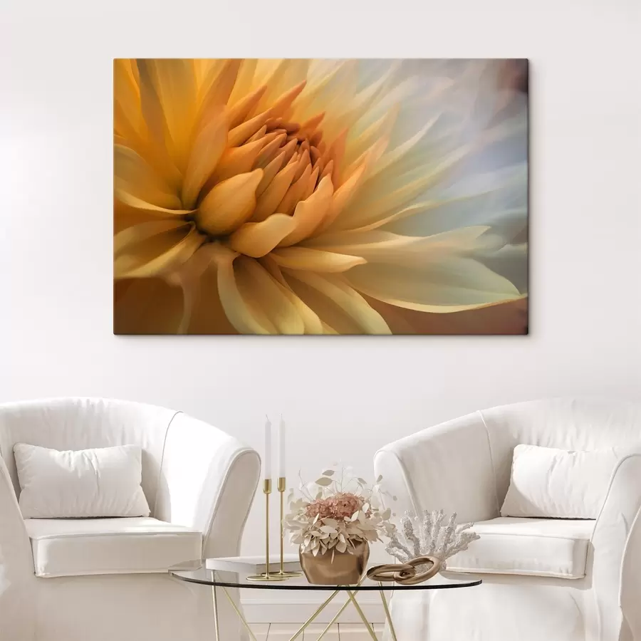 murales de pared Delicados pétalos en tonos suaves s37388