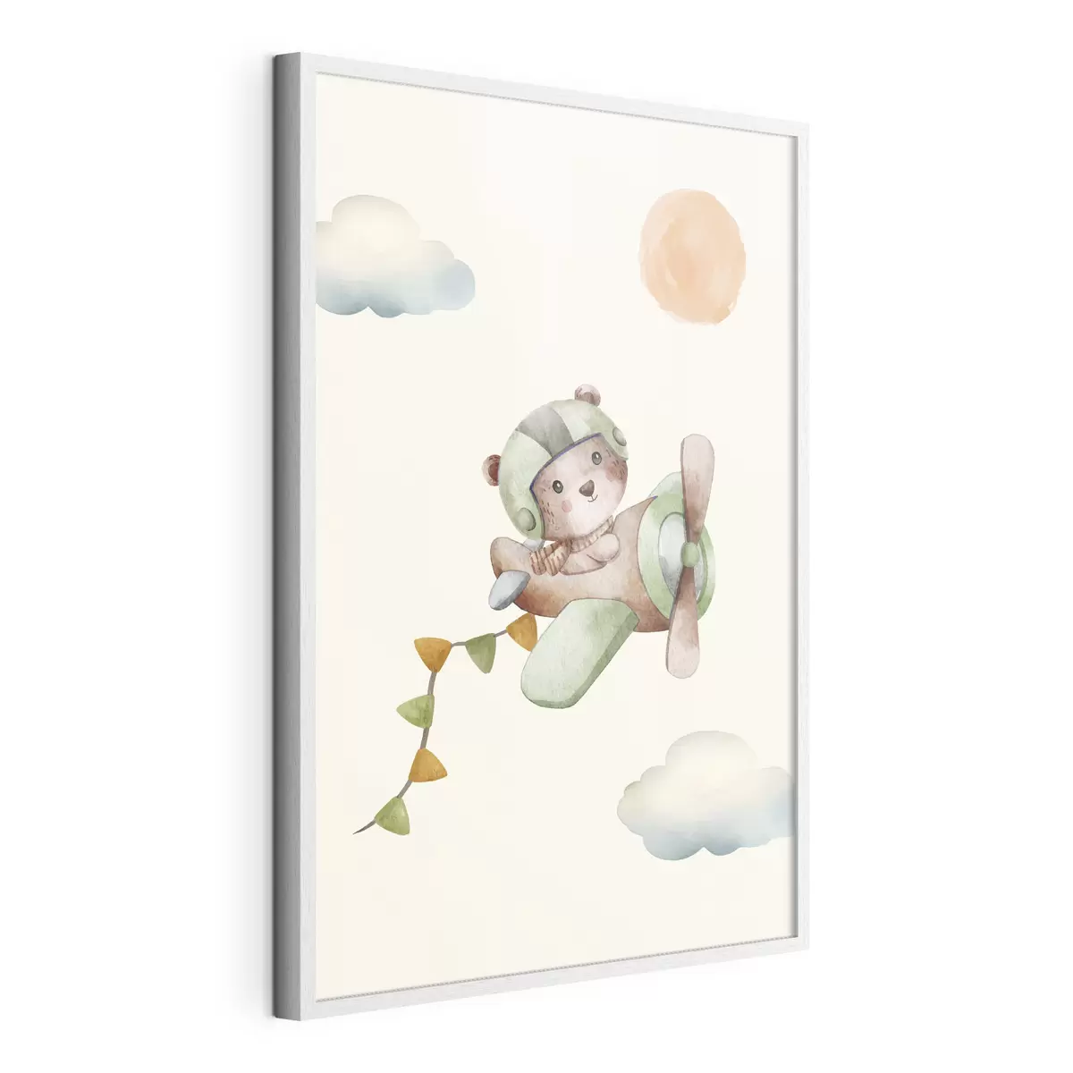 Poster Oso aventurero surcando los cielos f37916