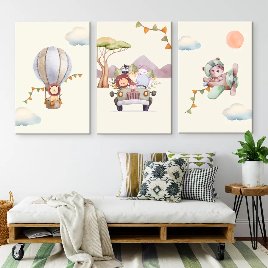 murales de pared Aventuras por cielos y carreteras de ensueño m00295