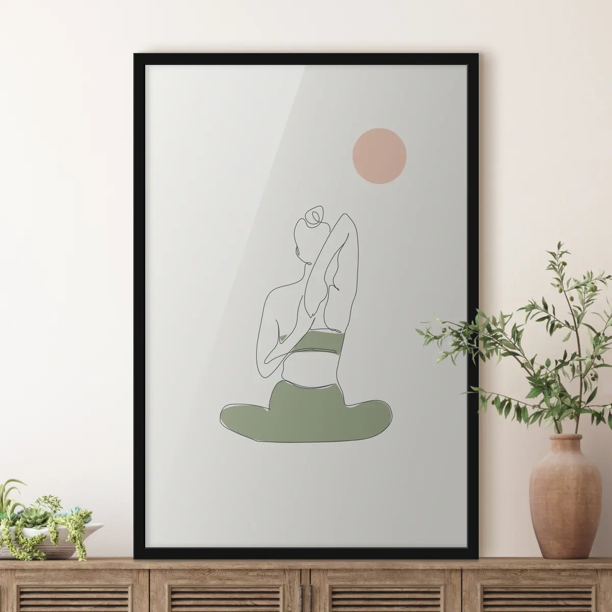 Poster Encontrar la paz en los momentos de tranquilidad f37994