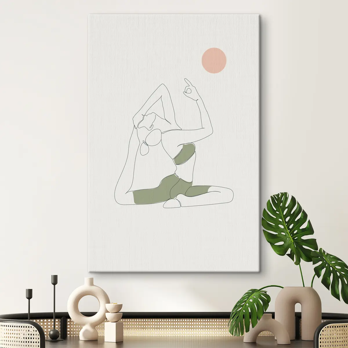 murales de pared Serenidad en movimiento y atención plena s37986