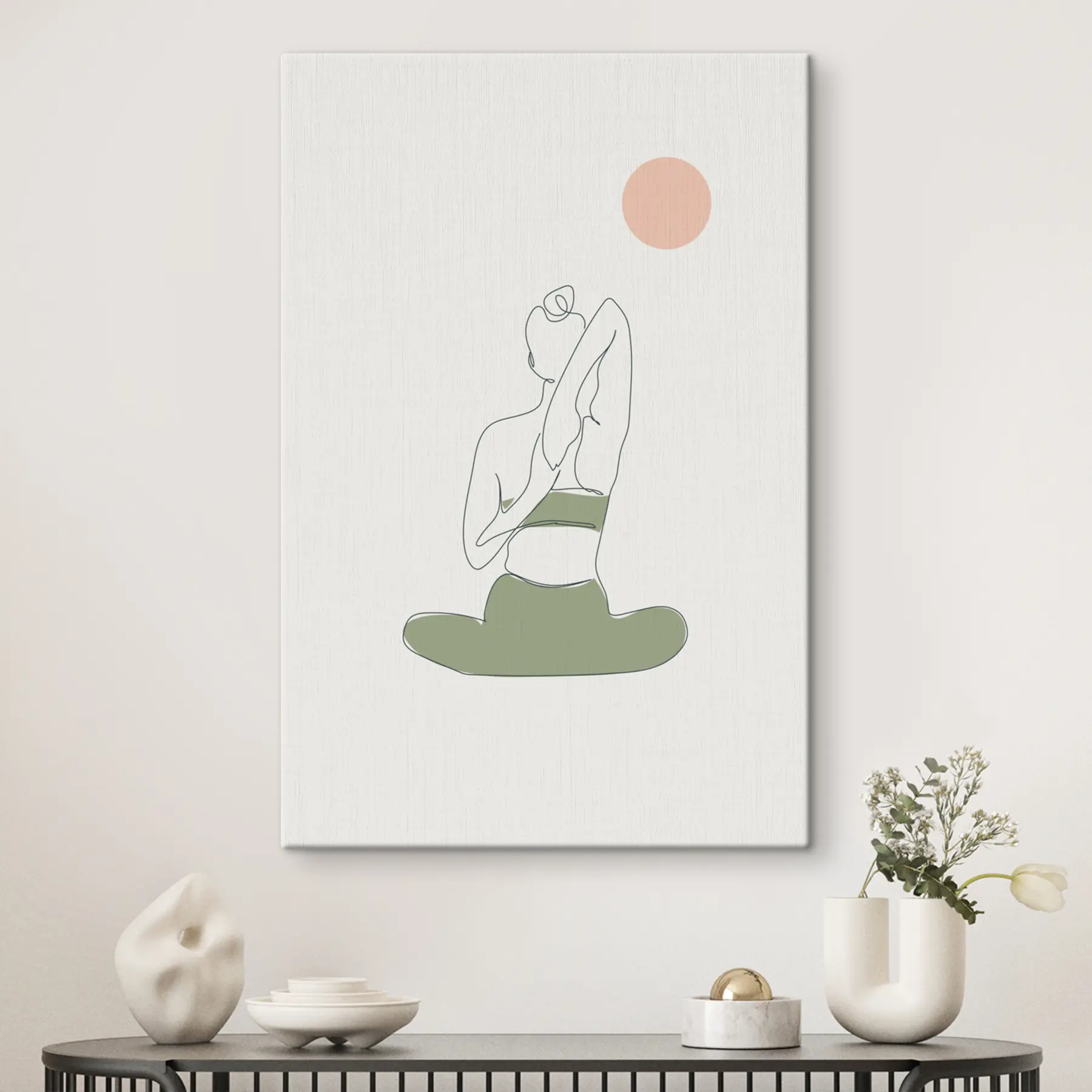 murales de pared Abrazar la tranquilidad y el autodescubrimiento s37994