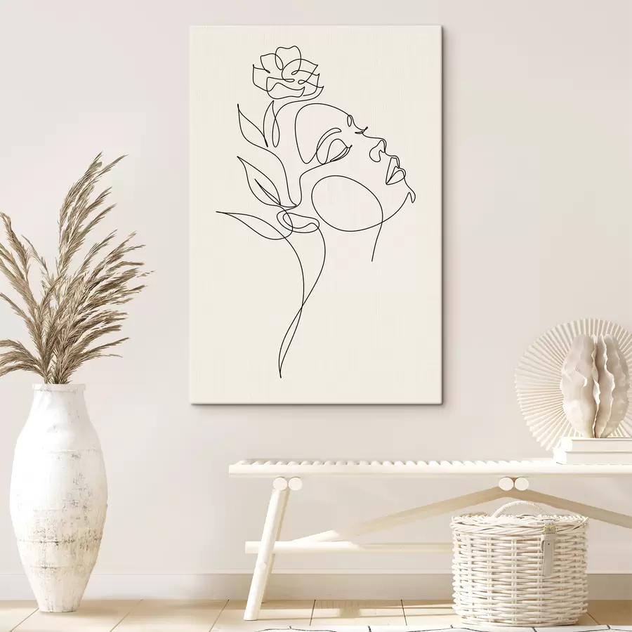 murales de pared Líneas elegantes de belleza y naturaleza s38011