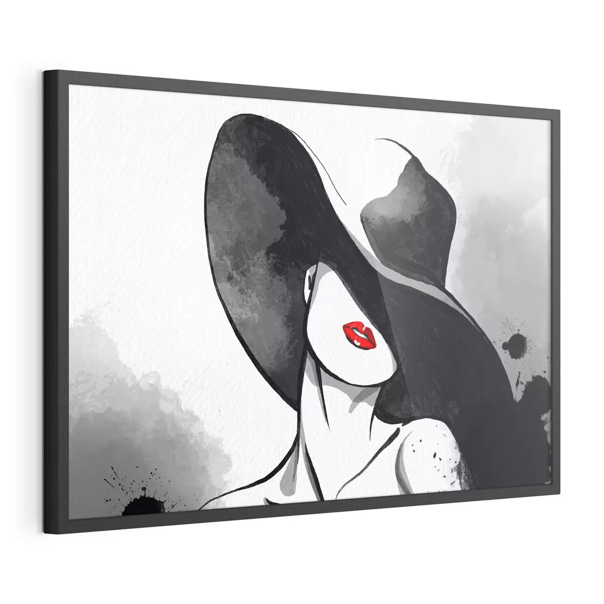Poster Elegancia misteriosa en tonos monocromáticos f37745