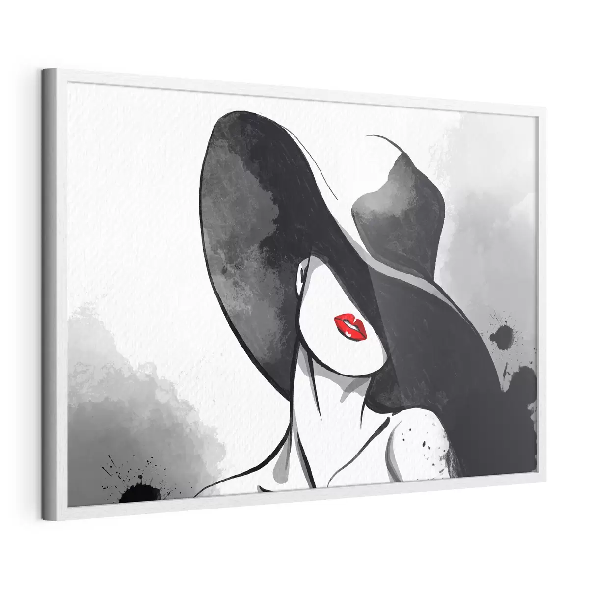 Poster Elegancia misteriosa en tonos monocromáticos f37745