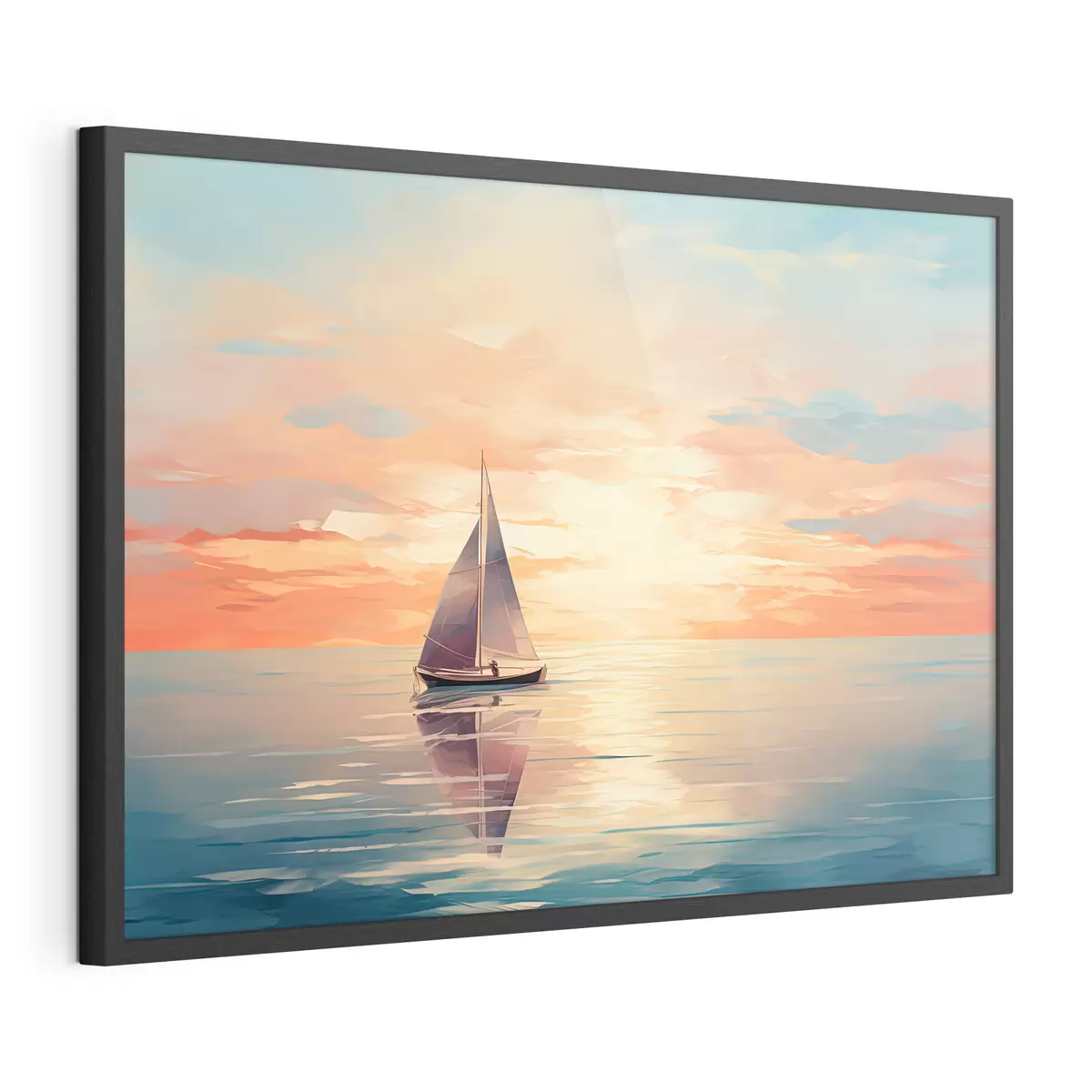 Poster Barco de acuarela f38050