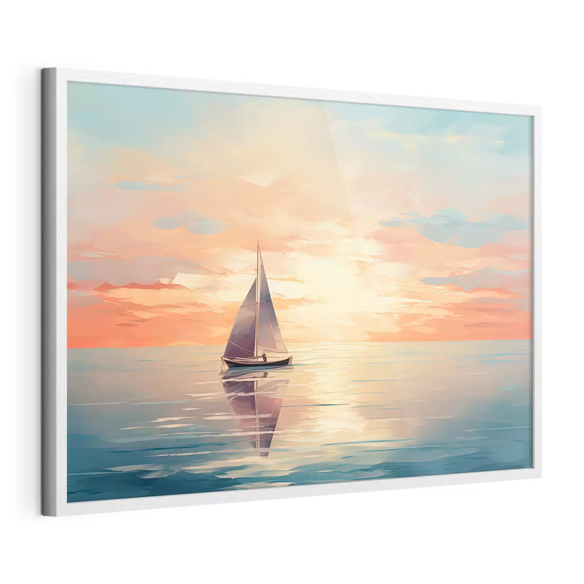 Poster Barco de acuarela f38050