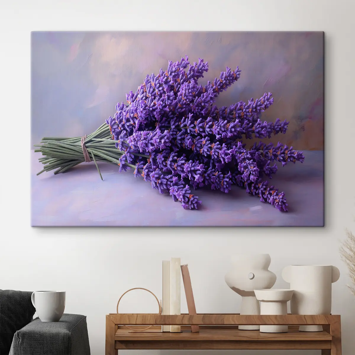 murales de pared lavanda colorida s38083
