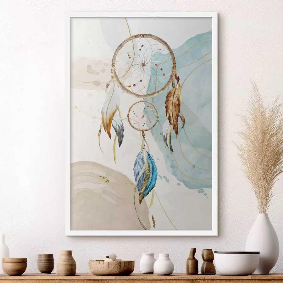 murales de pared Plumas de buenos sueños f38330