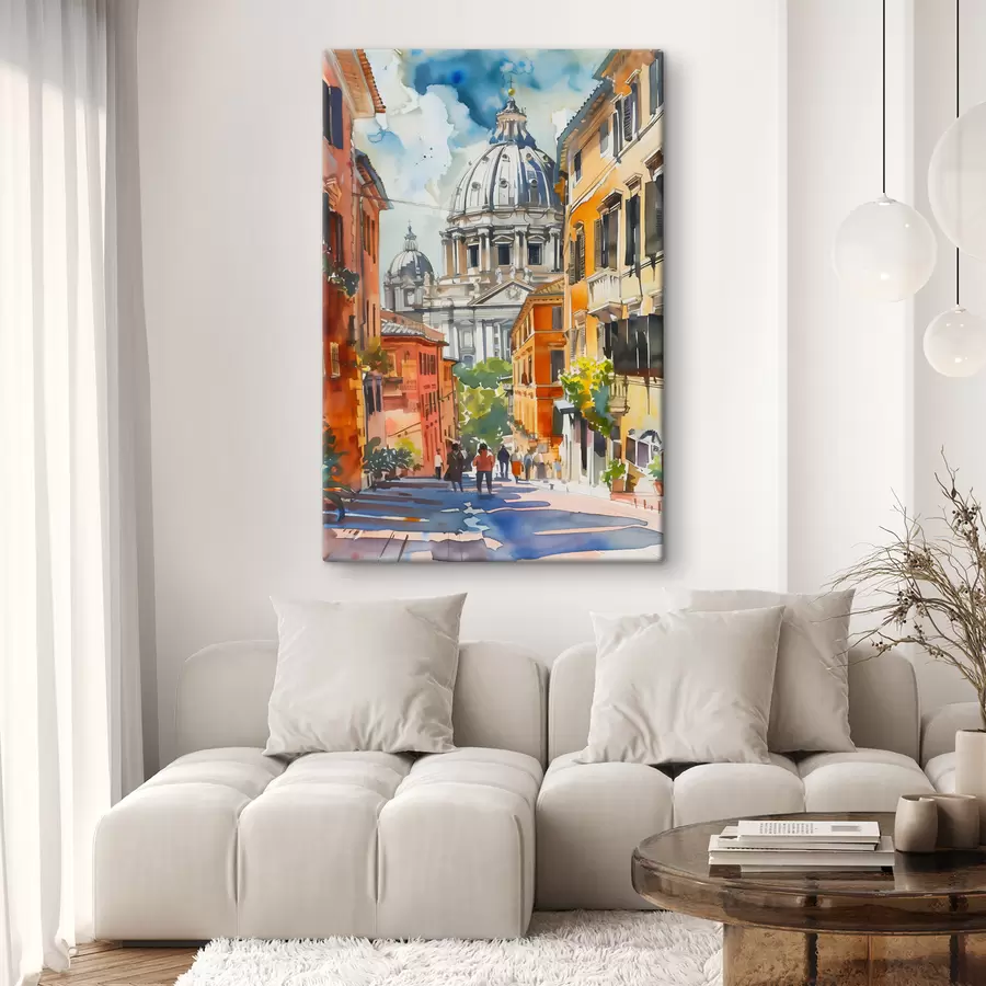 murales de pared paseo romano s38320