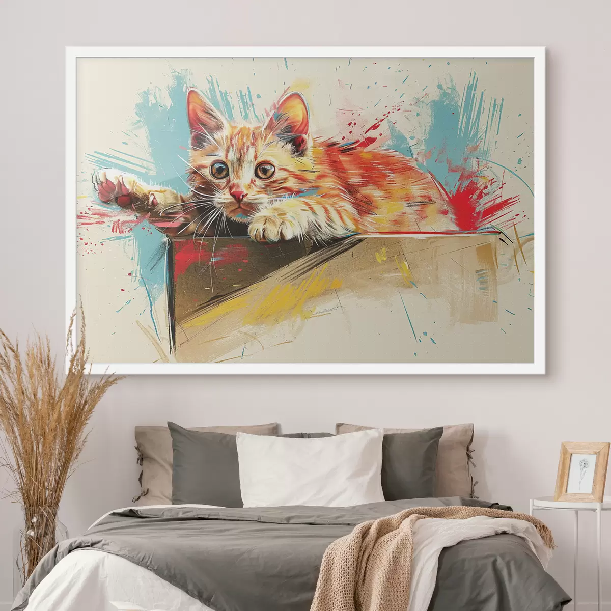 Poster gato brillante f38252