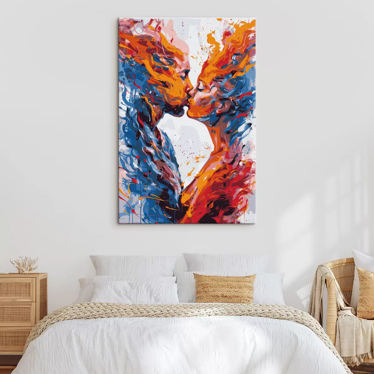 murales de pared Explosión de diferentes colores. s38410