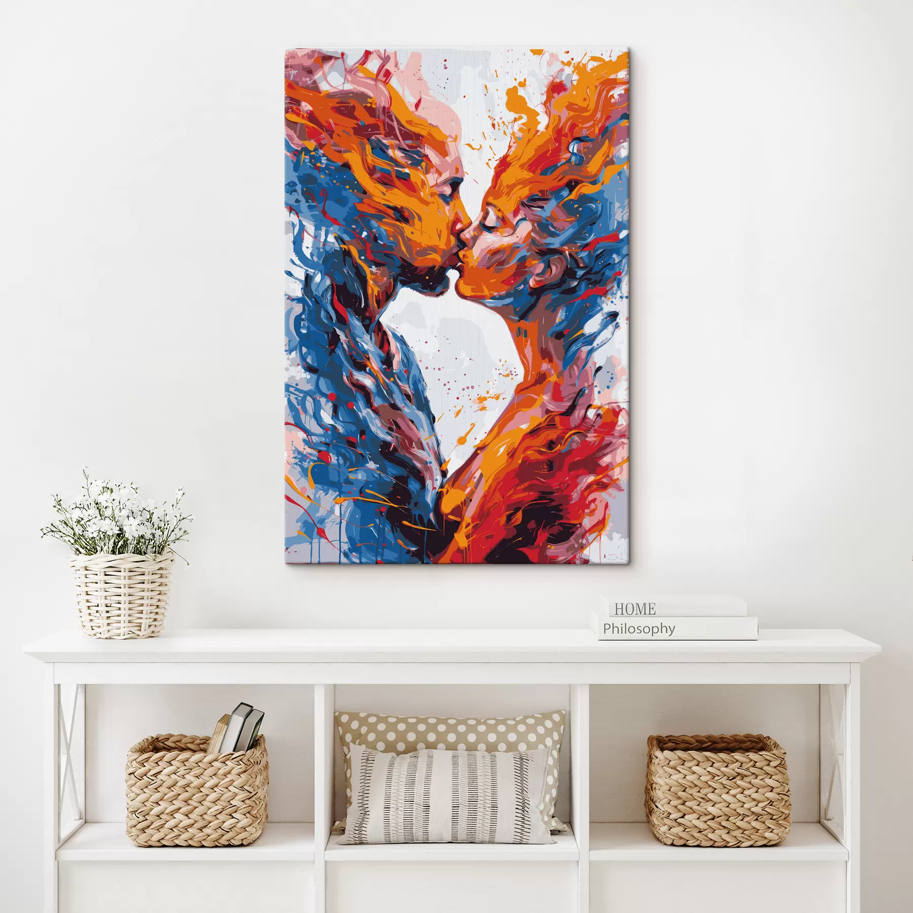 murales de pared Explosión de diferentes colores. s38410