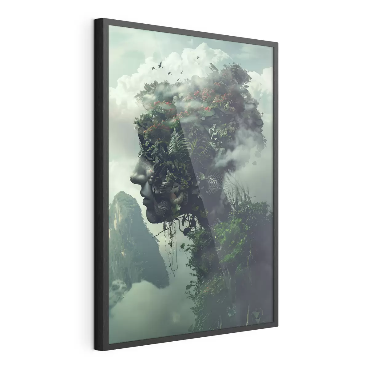 Poster Caras en las montañas f38262