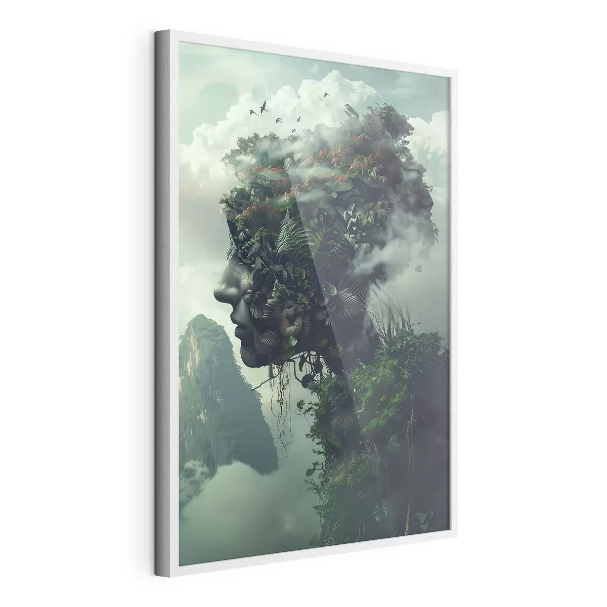 Poster Caras en las montañas f38262