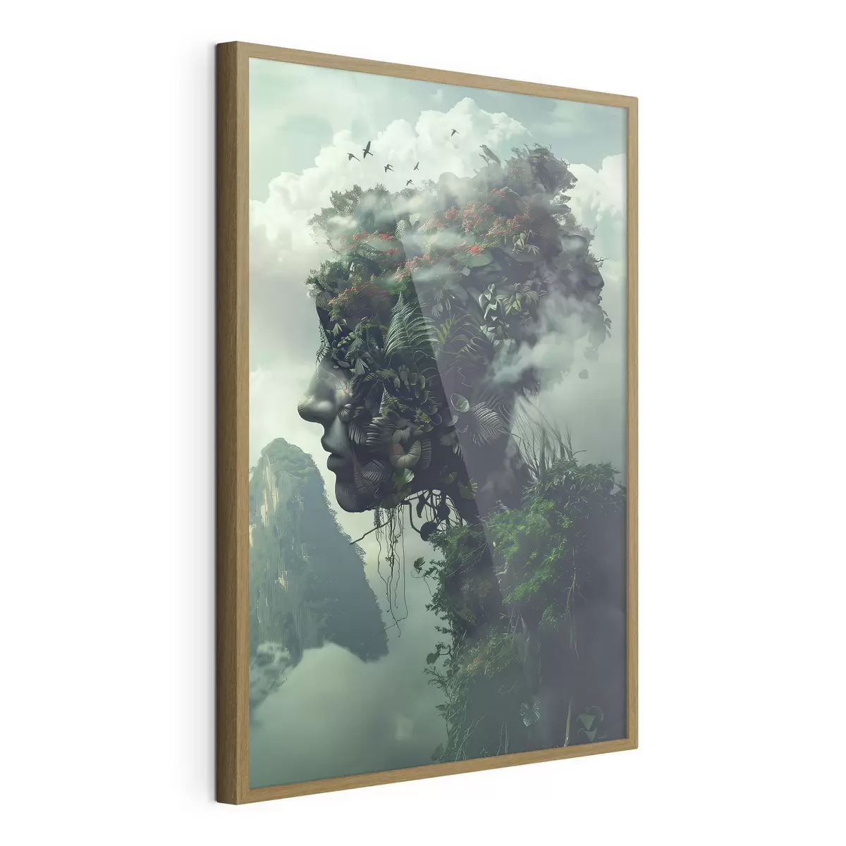 Poster Caras en las montañas f38262