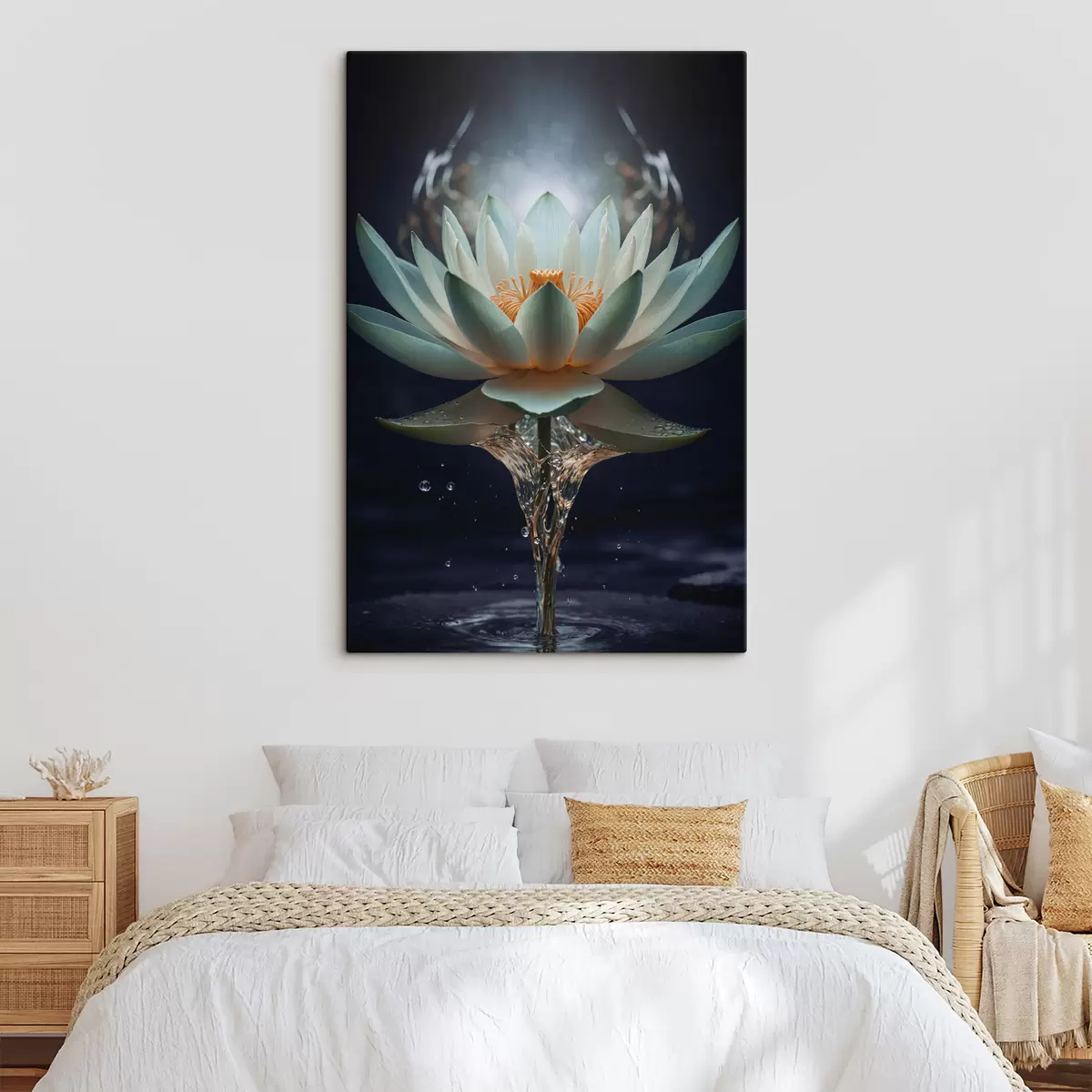 murales de pared lirio en crecimiento s38435