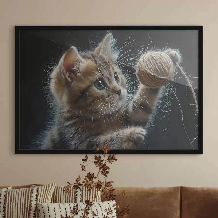 murales de pared Lindo gato f38463