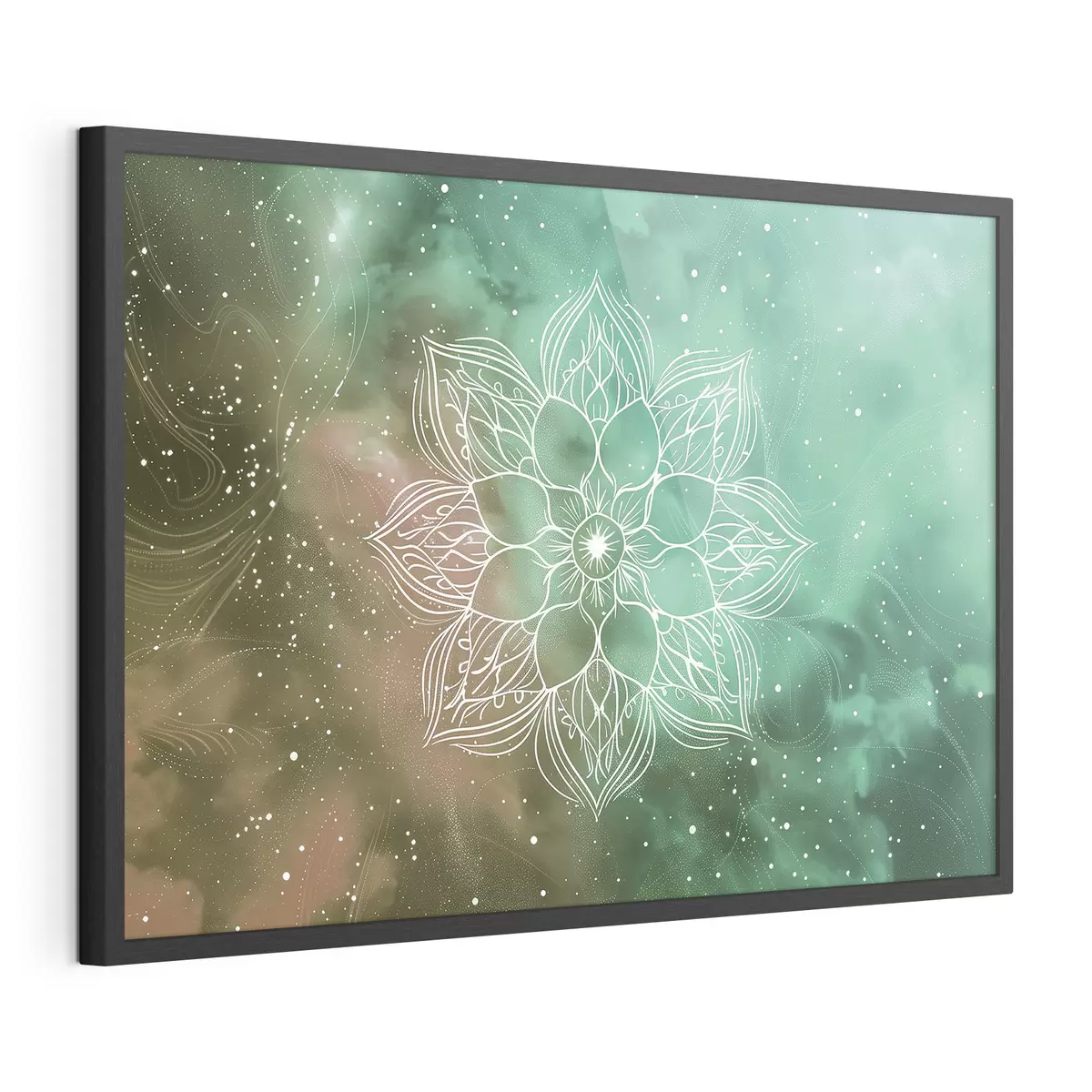 Poster Mandala de calma verde f38530