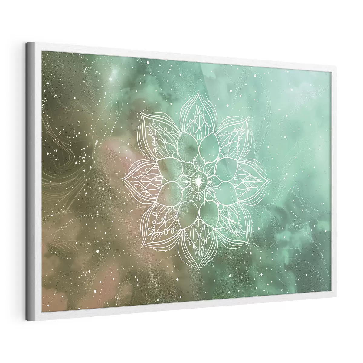 Poster Mandala de calma verde f38530