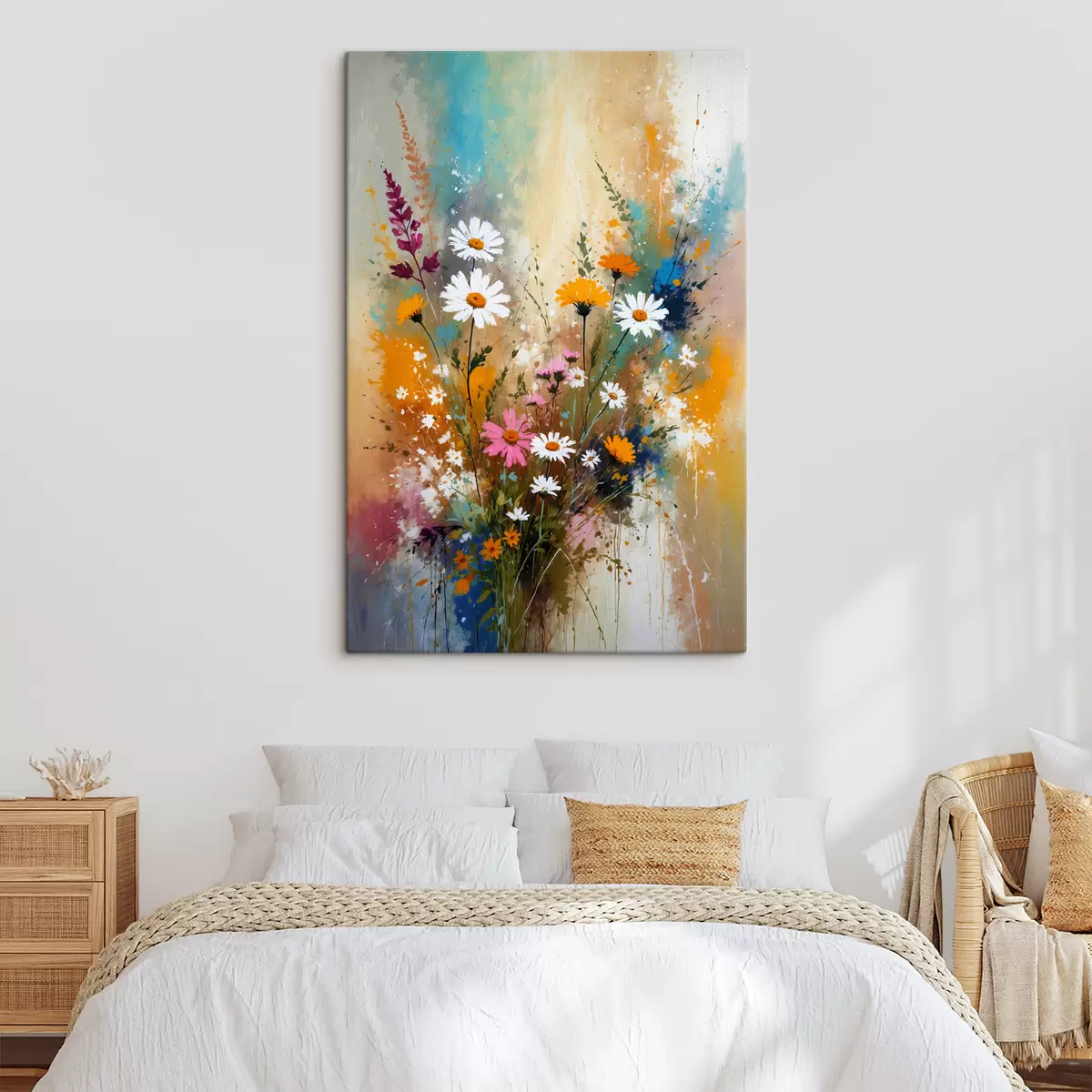 murales de pared flores silvestres s38571