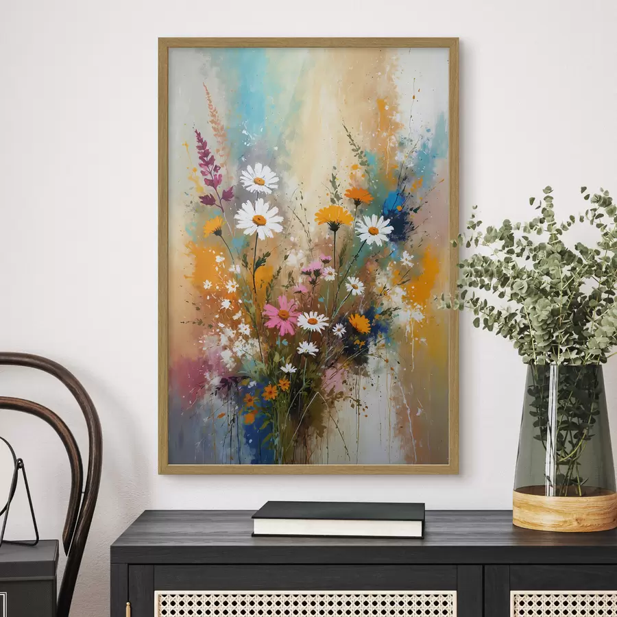 murales de pared flores silvestres f38571