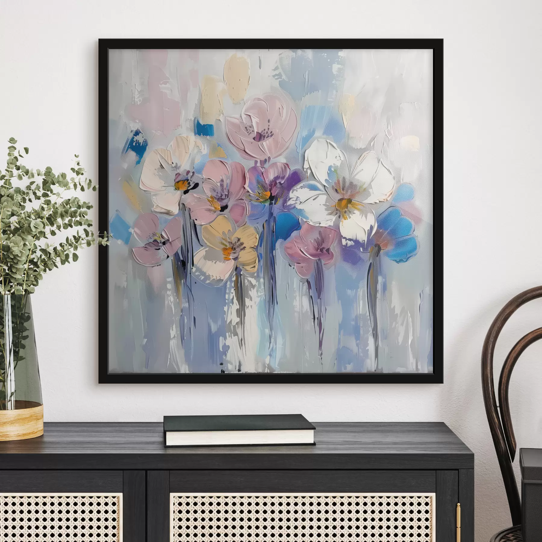 murales de pared flores abstractas f38643