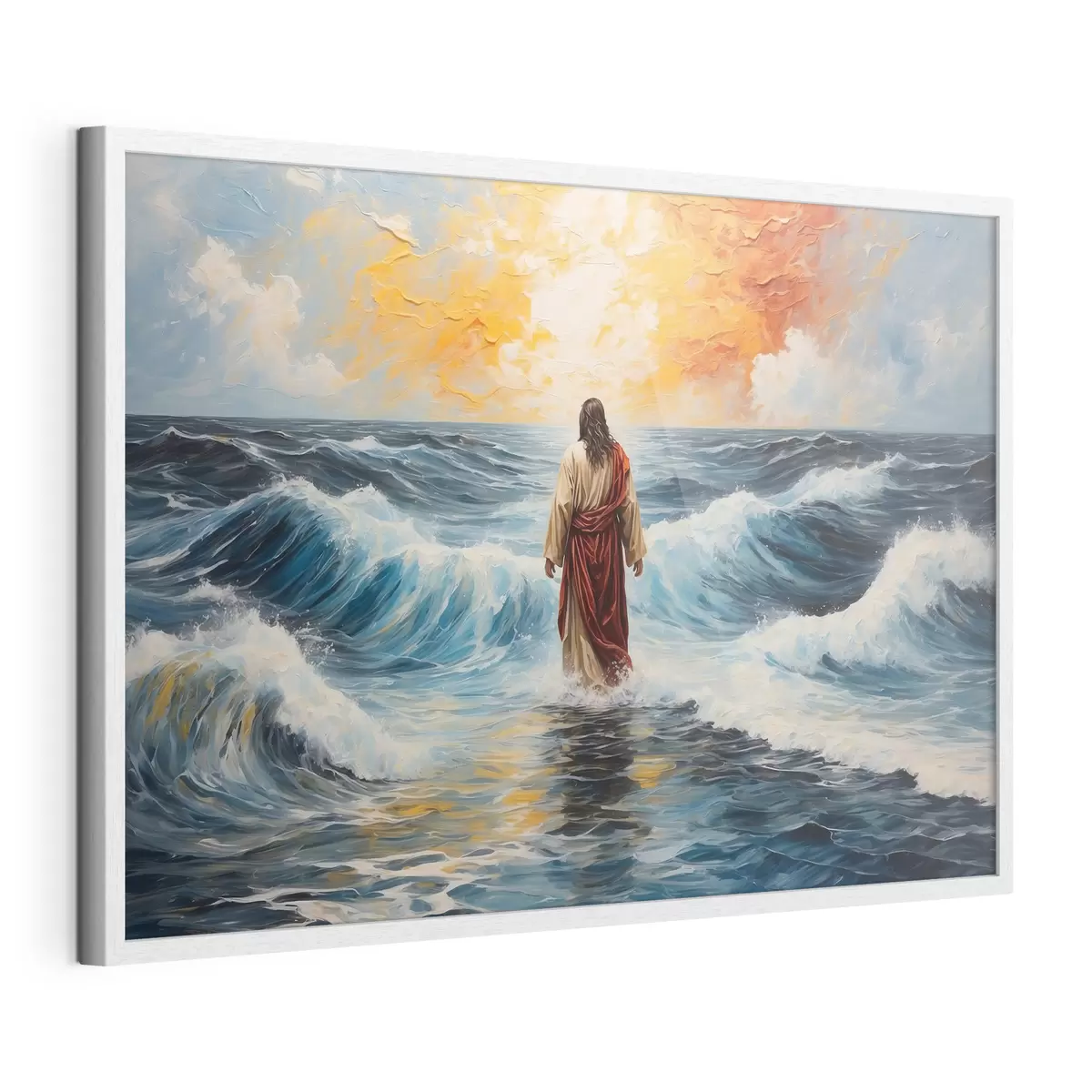 Poster Cristo sobre las olas f38613